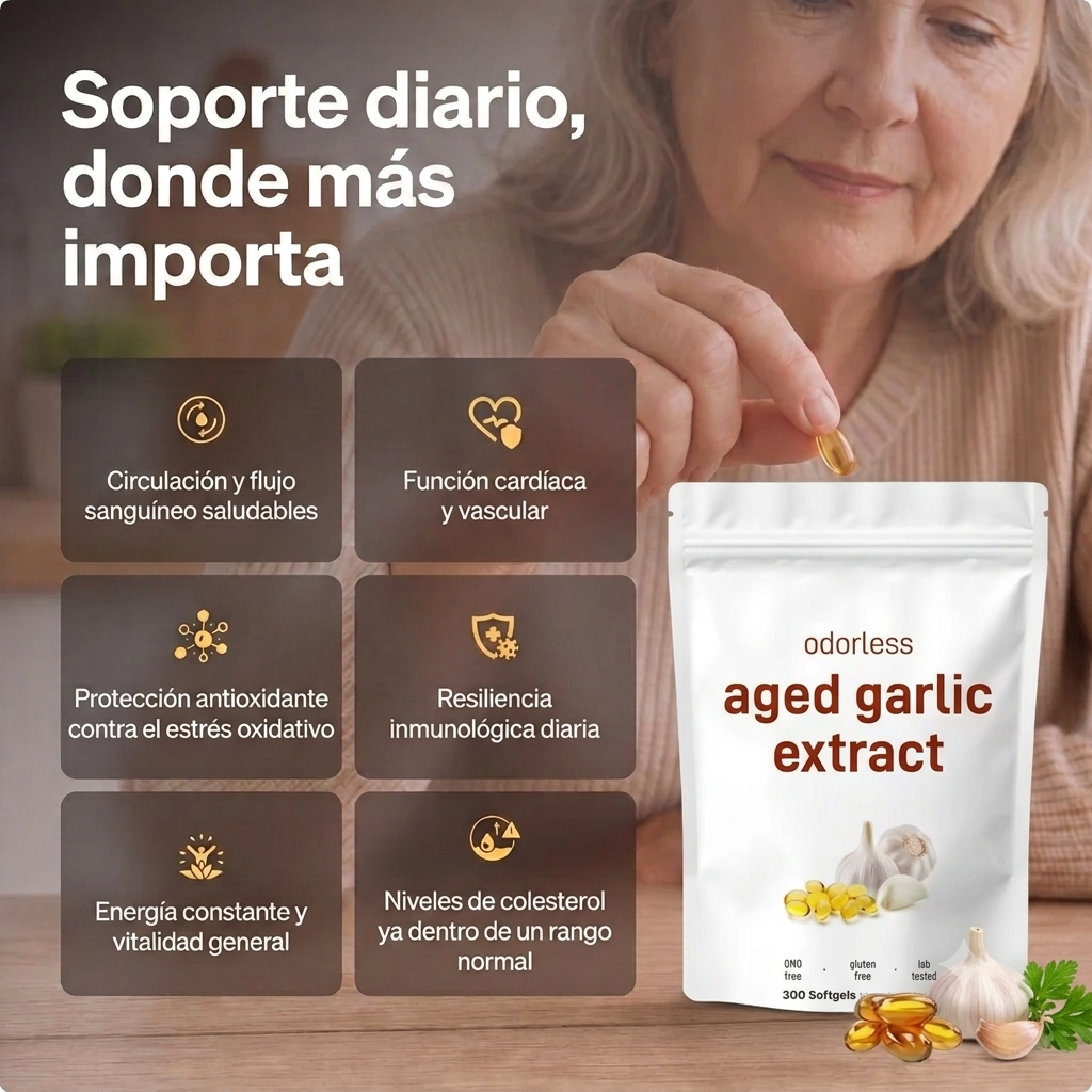 Extracto de ajo Envejecido 300 Capsulas