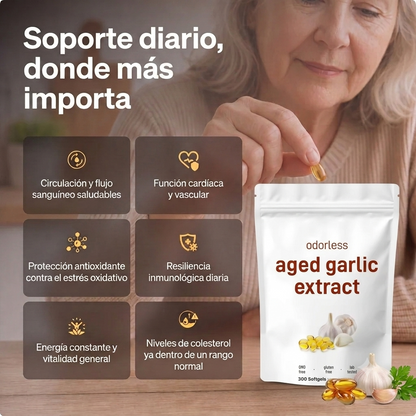 Extracto de ajo Envejecido 300 Capsulas